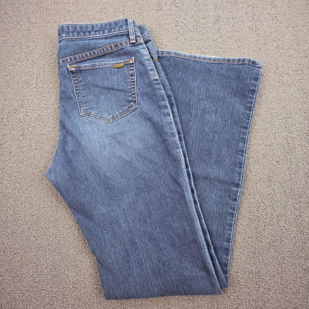 Nicole by Nicole Miller Bootcut Jeans Women Blue Stretch Denim Size‎ 8